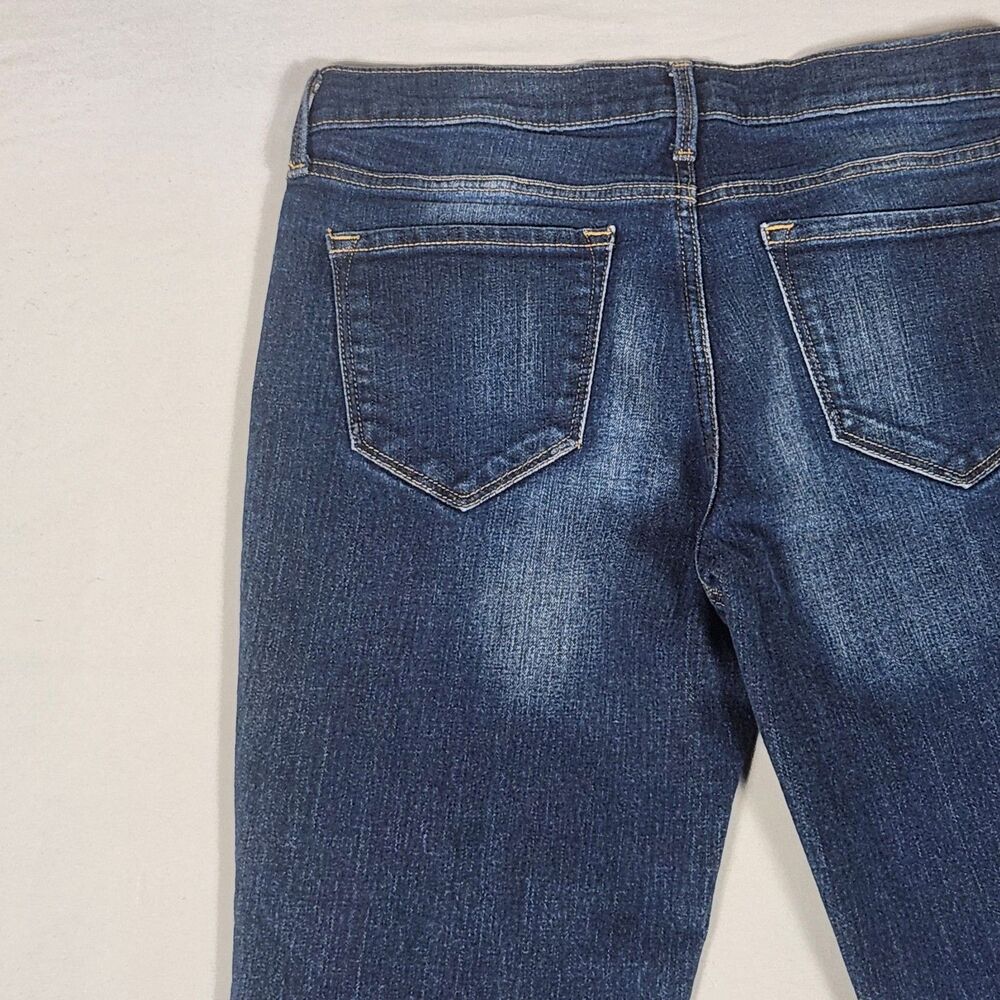 Old Navy Original Mid Rise Jeans Womens Size 6 Regular Blue Stretch Skinny Denim - Picture 5 of 12